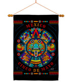 Feliz Cinco De Mayo - Southwest Country & Primitive Vertical Impressions Decorative Flags HG137463 Made In USA