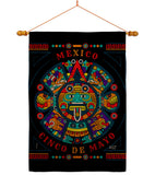 Feliz Cinco De Mayo - Southwest Country & Primitive Vertical Impressions Decorative Flags HG137463 Made In USA