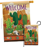 Cactus - Southwest Country & Primitive Vertical Impressions Decorative Flags HG115111 Made In USA