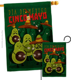 Avocado Fiesta - Southwest Country & Primitive Vertical Impressions Decorative Flags HG115234 Made In USA