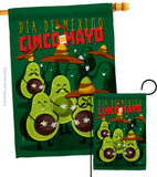 Avocado Fiesta - Southwest Country & Primitive Vertical Impressions Decorative Flags HG115234 Made In USA