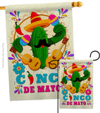 Mr. Cactus Mayo - Southwest Country & Primitive Vertical Impressions Decorative Flags HG115236 Made In USA