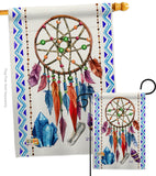 Dreamcatcher - Southwest Country & Primitive Vertical Impressions Decorative Flags HG137010 Made In USA