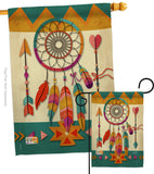 Tribal Dreamcatcher - Southwest Country & Primitive Vertical Impressions Decorative Flags HG137036 Made In USA