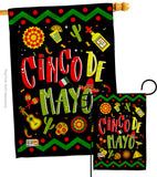 Ready to Cinco de Mayo - Southwest Country & Primitive Vertical Impressions Decorative Flags HG137043 Made In USA