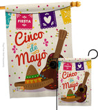 Fiesta Cinco de Mayo - Southwest Country & Primitive Vertical Impressions Decorative Flags HG137044 Made In USA