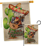Que Viva Mexico - Southwest Country & Primitive Vertical Impressions Decorative Flags HG137386 Made In USA