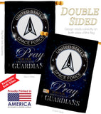 Pray United States Guardians - Military Americana Vertical Impressions Decorative Flags HG120068 Made In USA