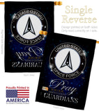 Pray United States Guardians - Military Americana Vertical Impressions Decorative Flags HG120068 Made In USA