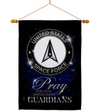 Pray United States Guardians - Military Americana Vertical Impressions Decorative Flags HG120068 Made In USA
