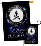 Pray United States Guardians - Military Americana Vertical Impressions Decorative Flags HG120068 Made In USA