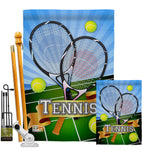 Tennis - Sports Interests Vertical Impressions Decorative Flags HG109002 Made In USA