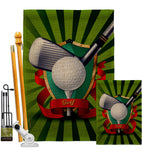 Swing Golf - Sports Interests Vertical Impressions Decorative Flags HG109081 Made In USA