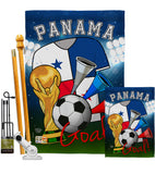 World Cup Panama Soccer - Sports Interests Vertical Impressions Decorative Flags HG192104 Made In USA