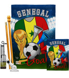 World Cup Senegal Soccer - Sports Interests Vertical Impressions Decorative Flags HG192110 Made In USA