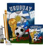 World Cup Uruguay Soccer - Sports Interests Vertical Impressions Decorative Flags HG192117 Made In USA