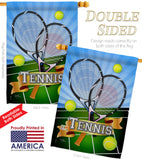 Tennis - Sports Interests Vertical Impressions Decorative Flags HG109002 Made In USA