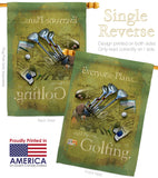 Plan To Golf - Sports Interests Vertical Impressions Decorative Flags HG109061 Made In USA