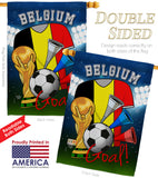 World Cup Belgium Soccer - Sports Interests Vertical Impressions Decorative Flags HG192088 Made In USA