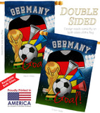 World Cup Germany Soccer - Sports Interests Vertical Impressions Decorative Flags HG192097 Made In USA