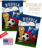 World Cup Russia Soccer - Sports Interests Vertical Impressions Decorative Flags HG192108 Made In USA