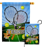 Tennis - Sports Interests Vertical Impressions Decorative Flags HG109002 Made In USA