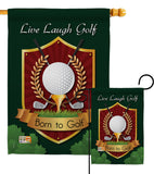 Live, Laugh, Golf - Sports Interests Vertical Impressions Decorative Flags HG109042 Made In USA