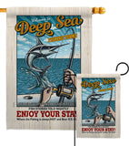 Fishing Tours - Sports Interests Vertical Impressions Decorative Flags HG109077 Made In USA