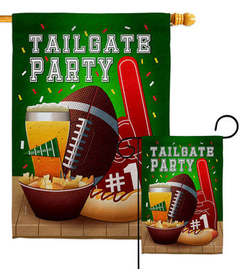 Tailgate Game - Sports Interests Vertical Impressions Decorative Flags HG137491 Made In USA