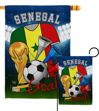 World Cup Senegal Soccer - Sports Interests Vertical Impressions Decorative Flags HG192110 Made In USA