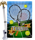 Tennis - Sports Interests Vertical Impressions Decorative Flags HG109002 Made In USA