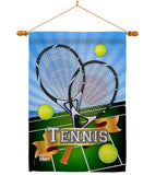 Tennis - Sports Interests Vertical Impressions Decorative Flags HG109002 Made In USA