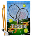 Tennis - Sports Interests Vertical Impressions Decorative Flags HG109002 Made In USA