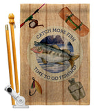 Catch Fish - Sports Interests Vertical Impressions Decorative Flags HG137549 Made In USA