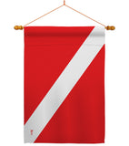 Divers Flag - Sports Interests Vertical Impressions Decorative Flags HG140930 Made In USA