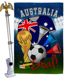 World Cup Australia Soccer - Sports Interests Vertical Impressions Decorative Flags HG192087 Made In USA