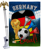 World Cup Germany Soccer - Sports Interests Vertical Impressions Decorative Flags HG192097 Made In USA