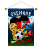 World Cup Germany Soccer - Sports Interests Vertical Impressions Decorative Flags HG192097 Made In USA