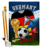 World Cup Germany Soccer - Sports Interests Vertical Impressions Decorative Flags HG192097 Made In USA