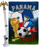 World Cup Panama Soccer - Sports Interests Vertical Impressions Decorative Flags HG192104 Made In USA