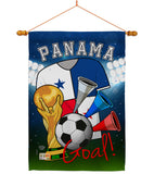 World Cup Panama Soccer - Sports Interests Vertical Impressions Decorative Flags HG192104 Made In USA