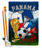 World Cup Panama Soccer - Sports Interests Vertical Impressions Decorative Flags HG192104 Made In USA