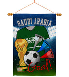 World Cup Saudi Arabia Soccer - Sports Interests Vertical Impressions Decorative Flags HG192109 Made In USA