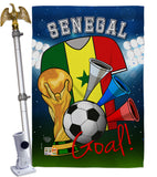 World Cup Senegal Soccer - Sports Interests Vertical Impressions Decorative Flags HG192110 Made In USA