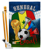 World Cup Senegal Soccer - Sports Interests Vertical Impressions Decorative Flags HG192110 Made In USA