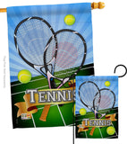 Tennis - Sports Interests Vertical Impressions Decorative Flags HG109002 Made In USA