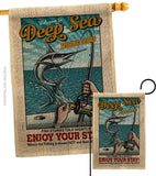 Fishing Tours - Sports Interests Vertical Impressions Decorative Flags HG109077 Made In USA