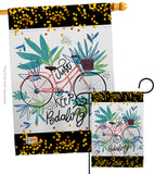 Keep Pedaling - Sports Interests Vertical Impressions Decorative Flags HG137196 Made In USA