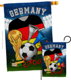 World Cup Germany Soccer - Sports Interests Vertical Impressions Decorative Flags HG192097 Made In USA