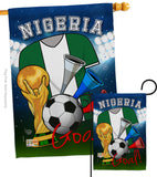 World Cup Nigeria Soccer - Sports Interests Vertical Impressions Decorative Flags HG192103 Made In USA